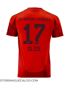 Bayern Munich Michael Olise #17 Maglia Gara Casa Repliche 2024-25